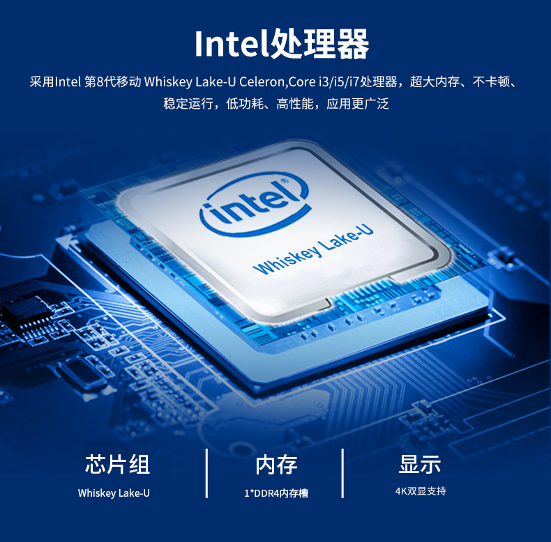 新品上市：派勤第八代Whiskey Lake-U OPS電腦主板，超高清4K/60Hz